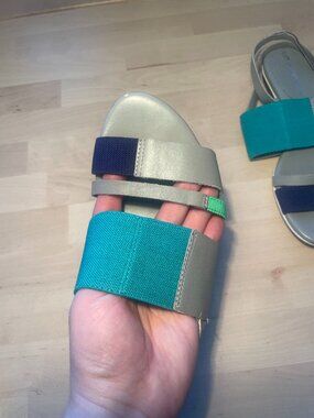 US 6, United Nude, all leather strappy slingback sandals